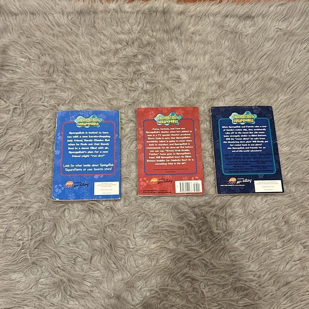 Nickelodeon vintage sponge bob SquarePants set‎ of 3 books - Picture 5 of 7